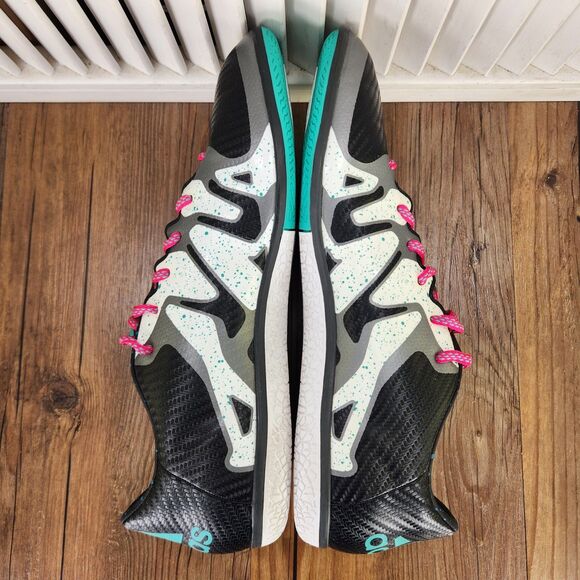 Adidas X 15.3 Indoor Soccer Boots Mens 11 Black Mint White Athletic Shoes S78182 - Picture 6 of 9